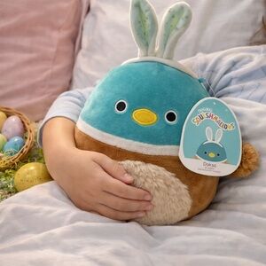 Squishmallows Daksa Easter Bird Bunny Ears Plush NWT 2021 Kellytoy Collectible